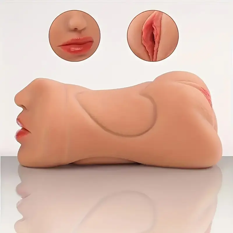 3-in-1 male masturbator, realistic textured adult sex toy, suitable for adult men as a mini touch toy