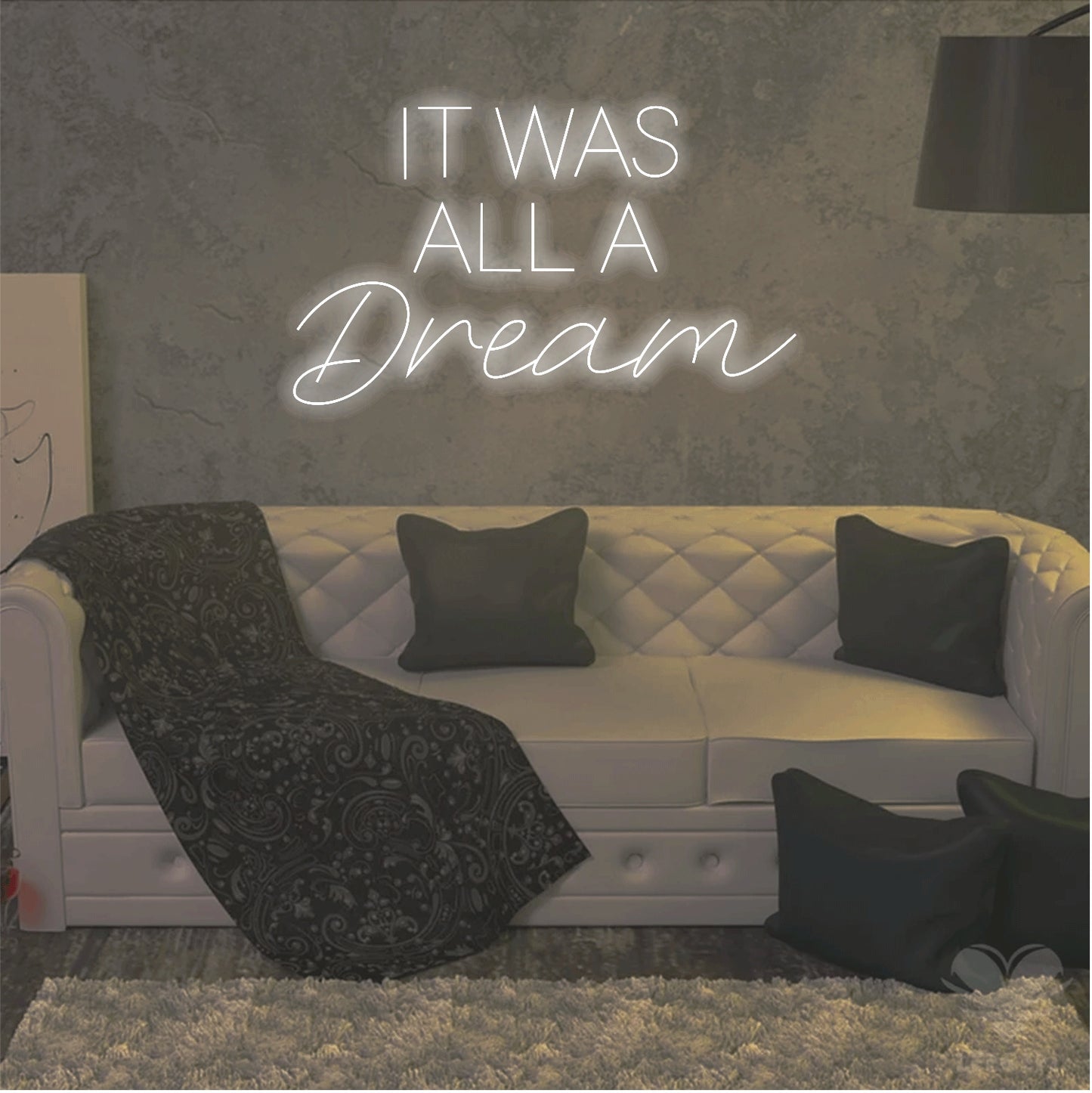 IT WAS ALL A Dream Neon Sign,Wedding Neon Sign,Room Neon Light Decor