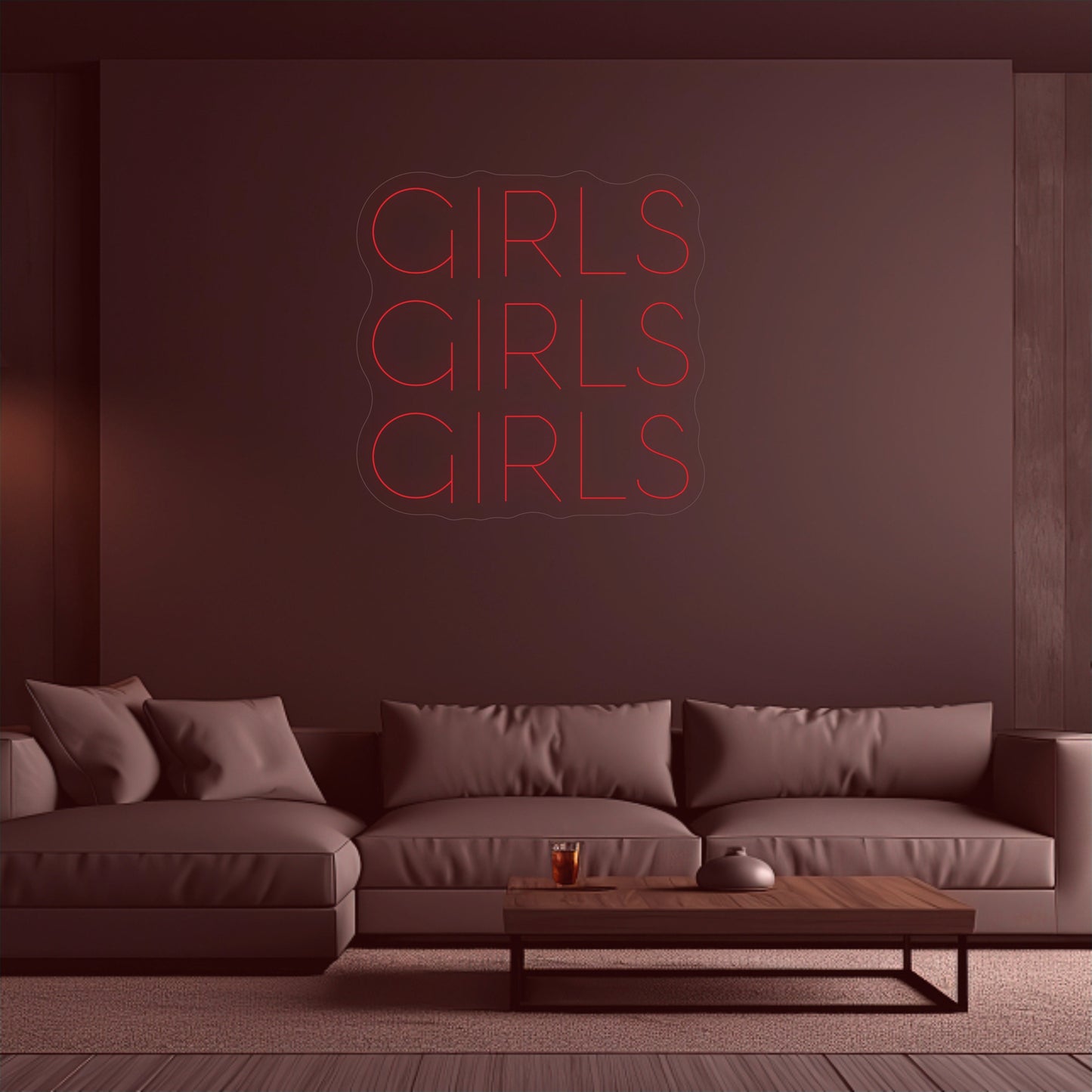 'girls girls girls' neon sign,House room neon lights