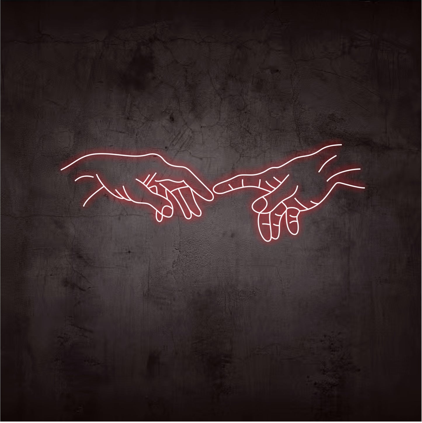 'Hands of God neon sign',House room neon light decor