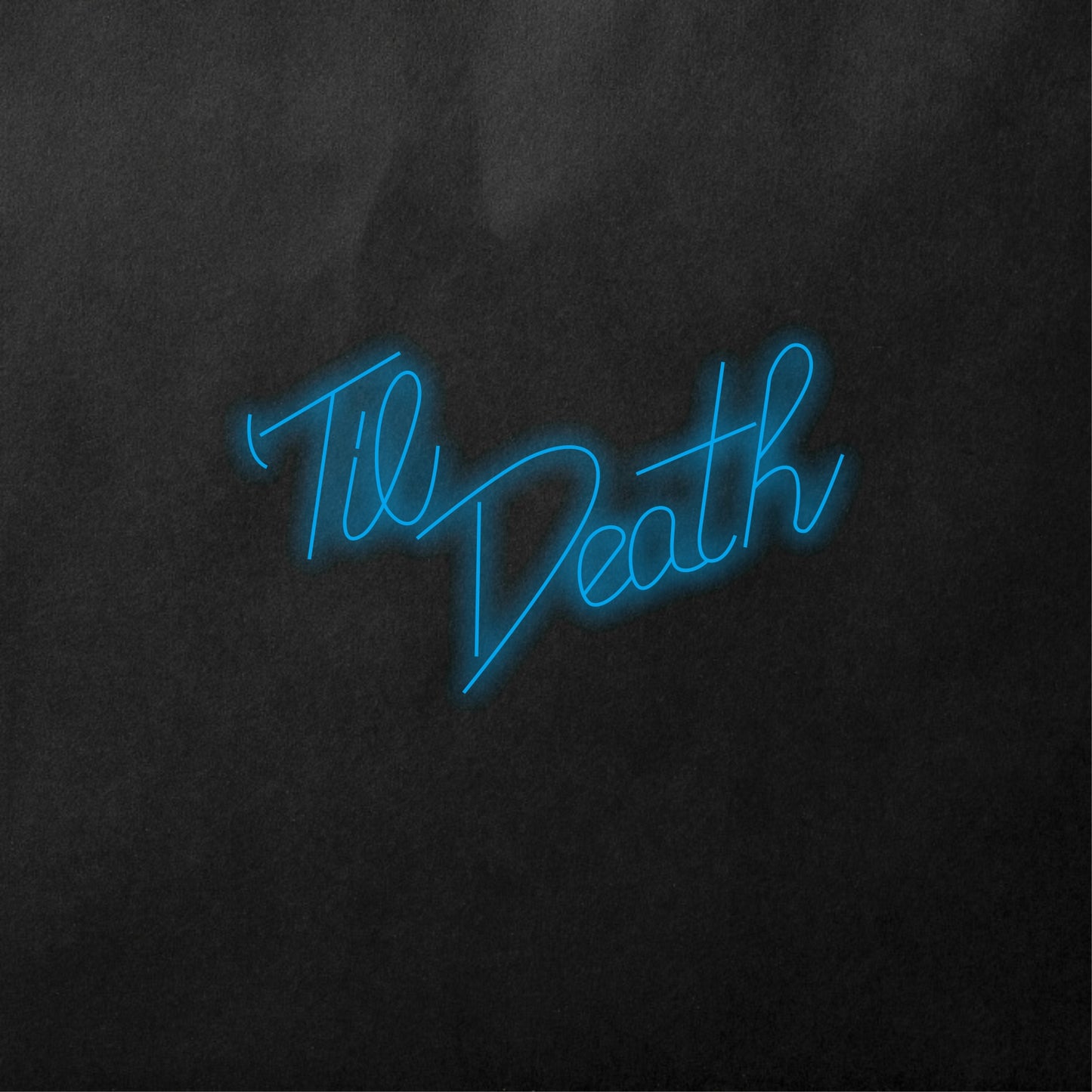 'Til Death Neon Sign,Wedding  Neon Sign Lights Room Decor