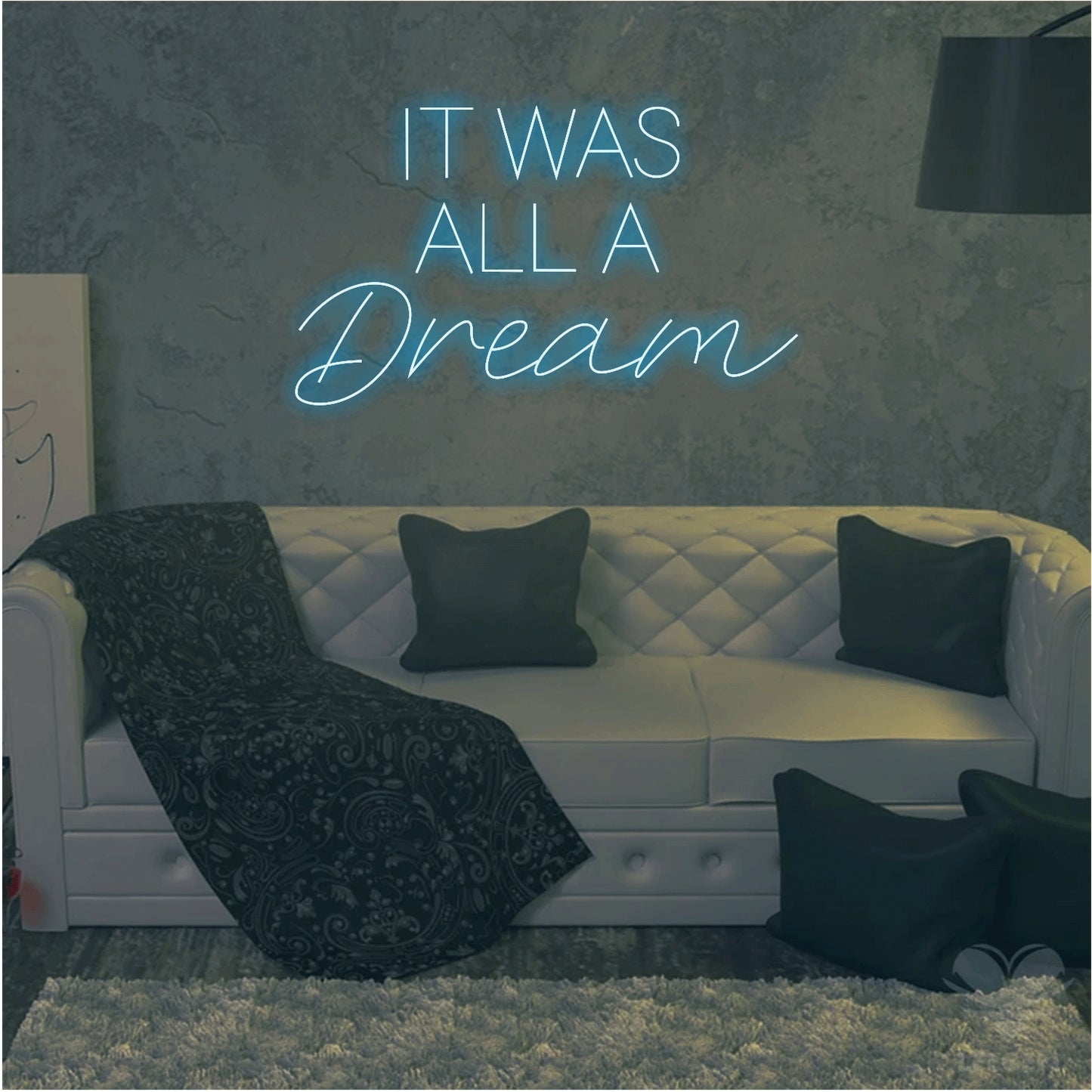 IT WAS ALL A Dream Neon Sign,Wedding Neon Sign,Room Neon Light Decor