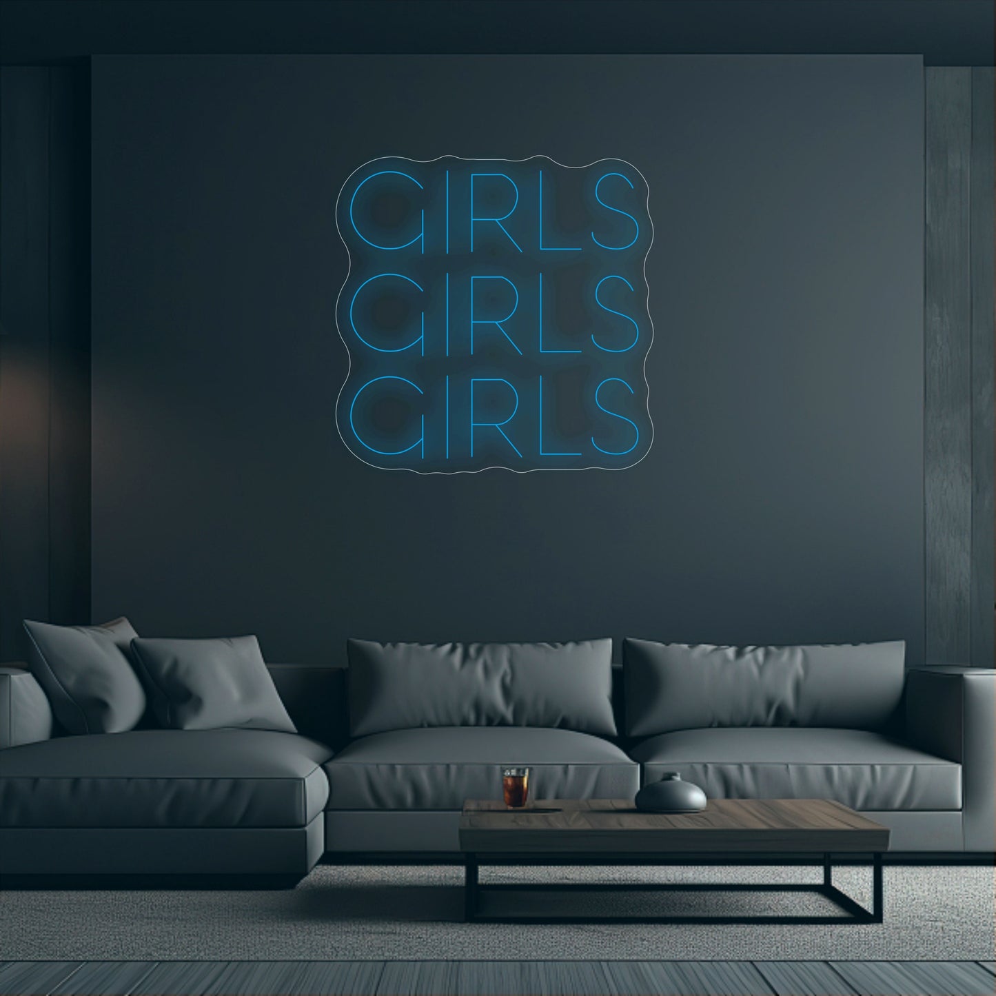 'girls girls girls' neon sign,House room neon lights