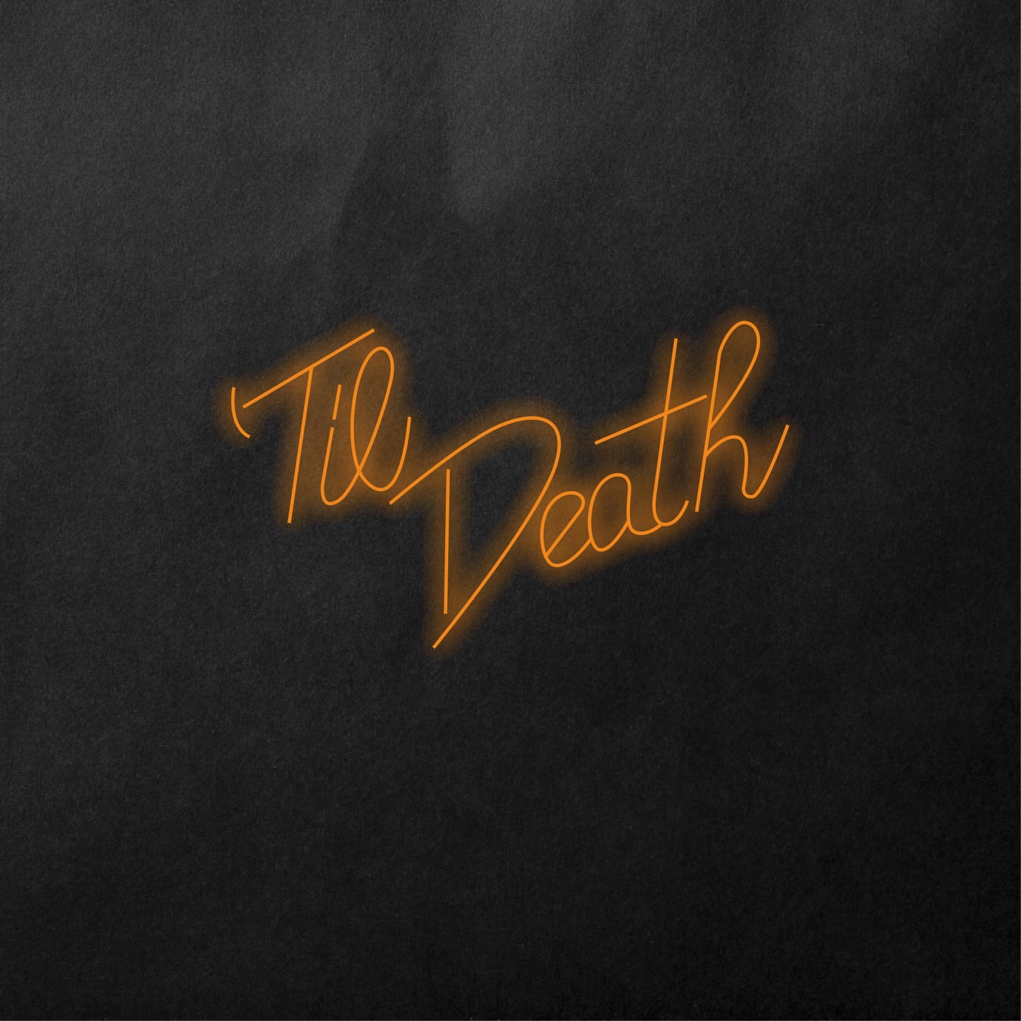 'Til Death Neon Sign,Wedding  Neon Sign Lights Room Decor