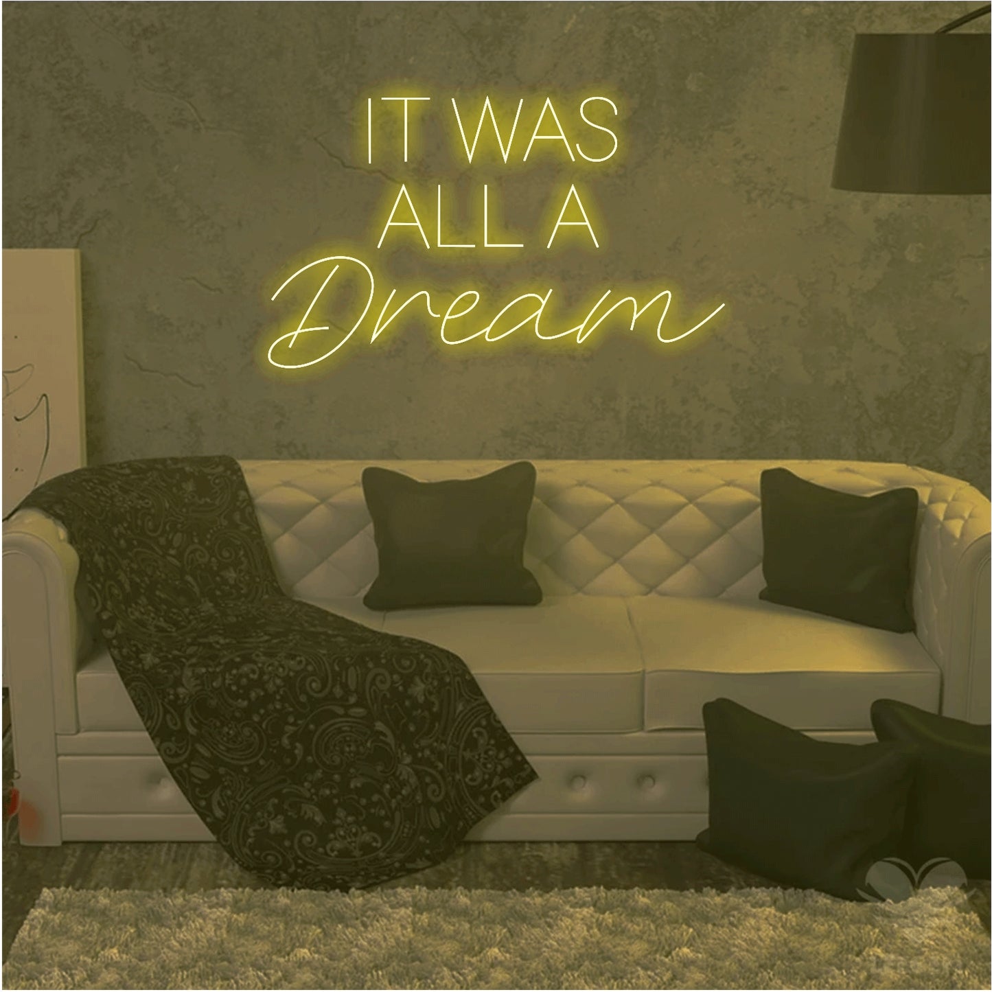 IT WAS ALL A Dream Neon Sign,Wedding Neon Sign,Room Neon Light Decor