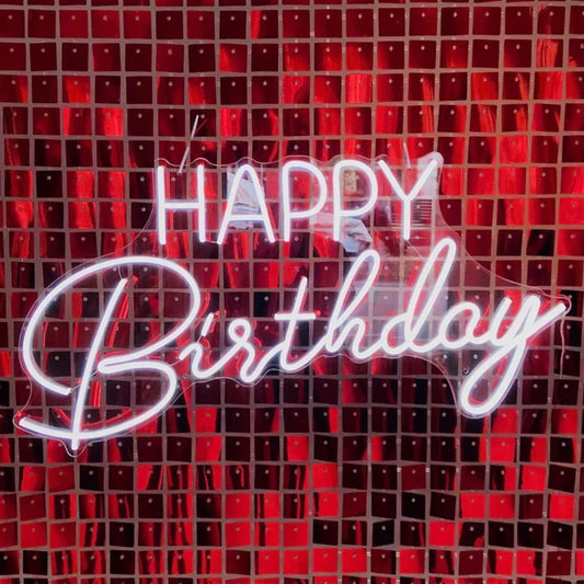 'Happy Birthday Neon Sign'