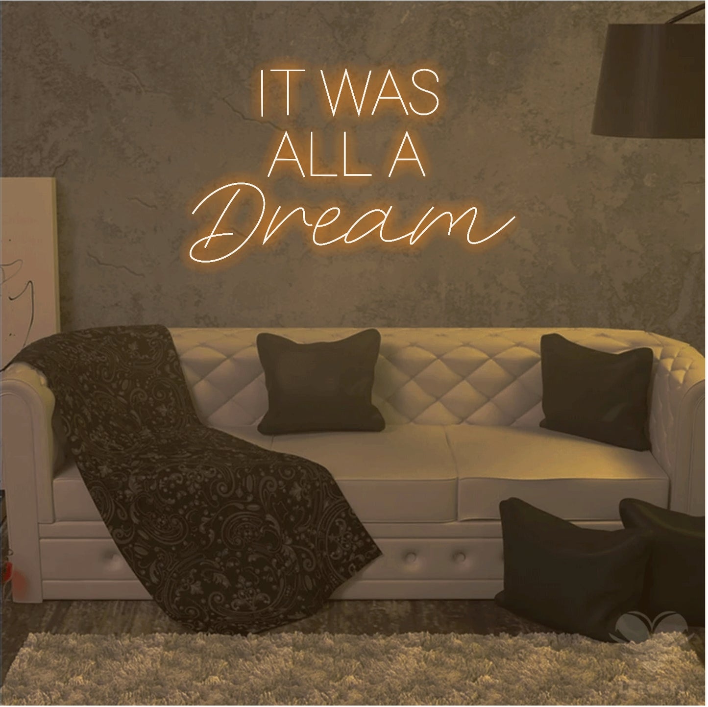 IT WAS ALL A Dream Neon Sign,Wedding Neon Sign,Room Neon Light Decor