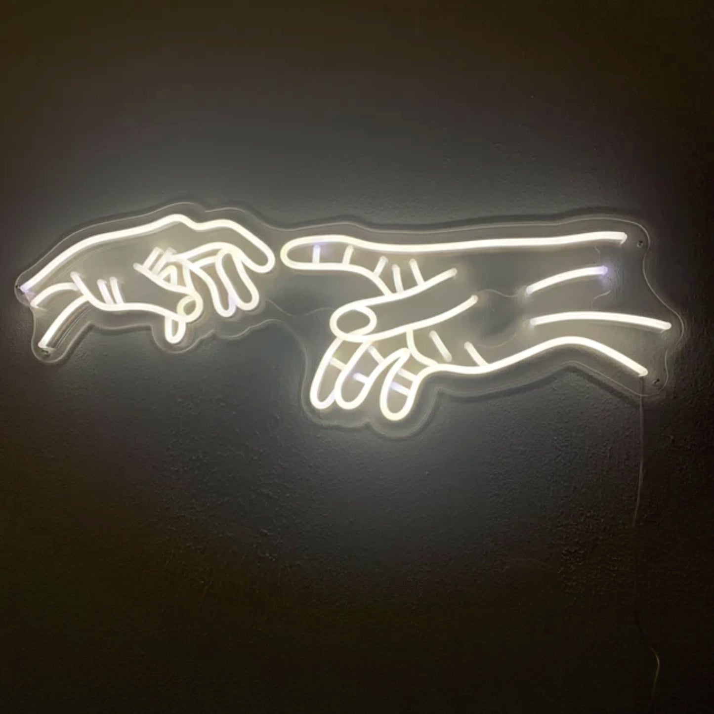 'Hands of God neon sign',House room neon light decor