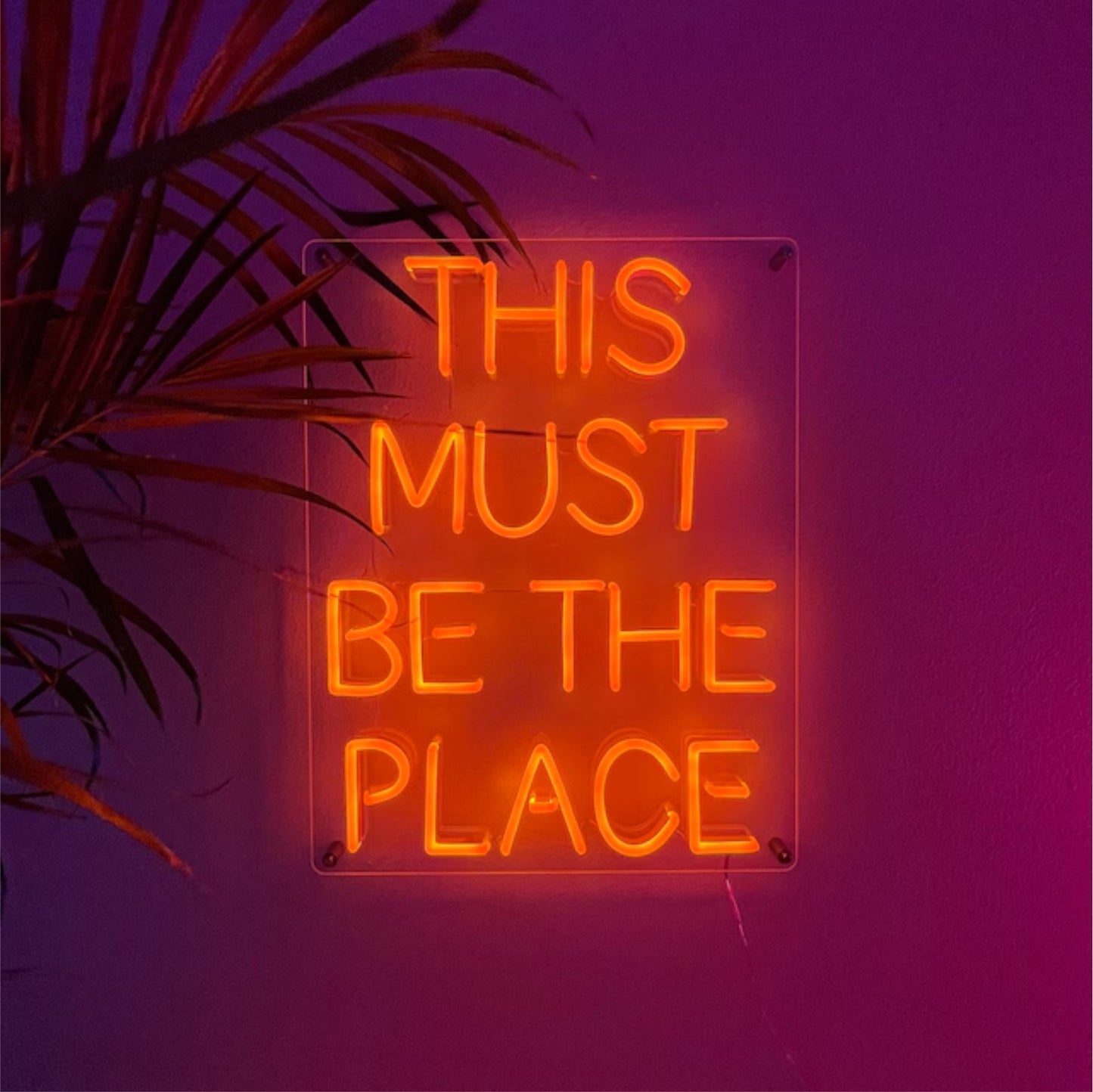 This Must Be The Place Neon Sign