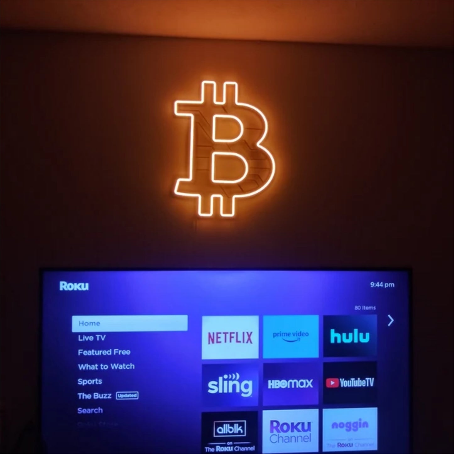 'Bitcoin Trading'neon sign