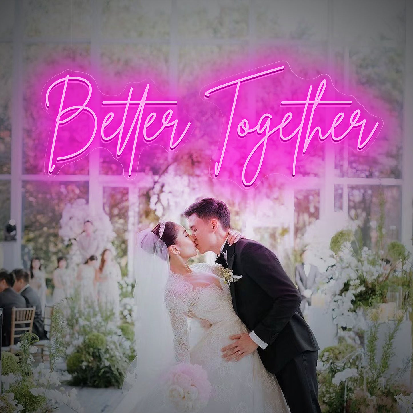 Better Together Wedding Neon Sign,House Room Led Light Decor