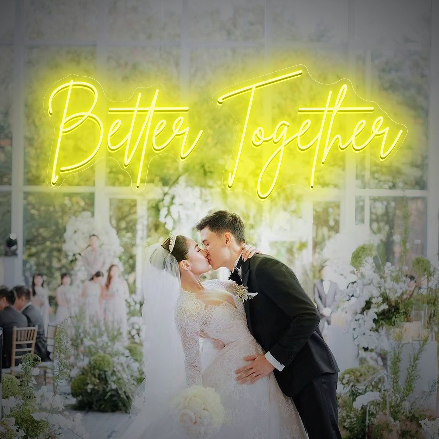 Better Together Wedding Neon Sign,House Room Led Light Decor