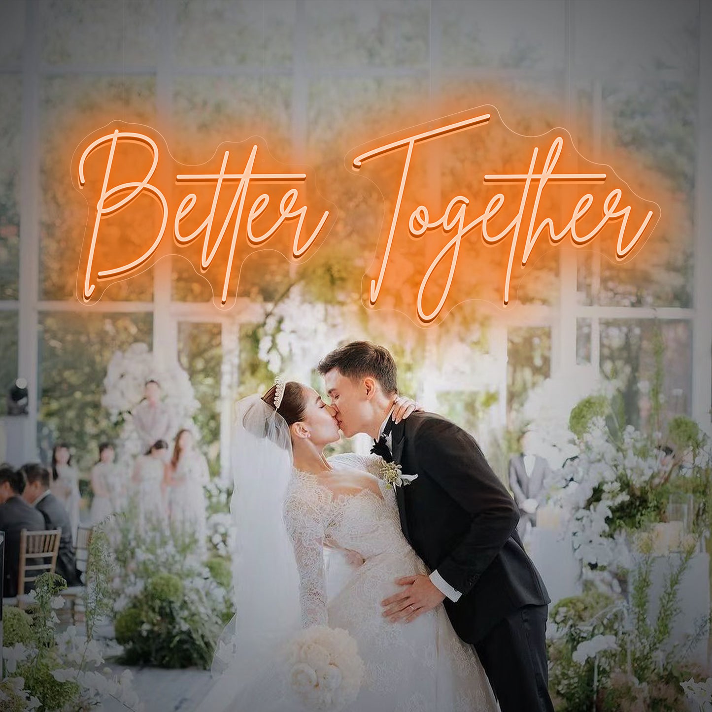 Better Together Wedding Neon Sign,House Room Led Light Decor